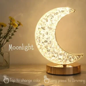 Bedroom Crystal Touch Dimming Night Light ...