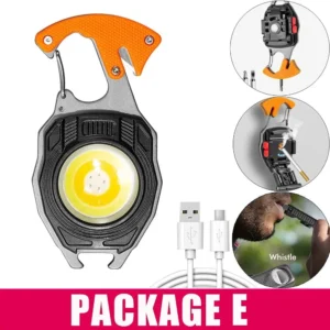 6 In 1 Multifunctional Rechargeable Keycha...