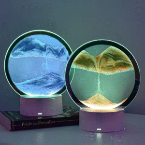 LED Moving Sand Art Table Lamp With 6Color...