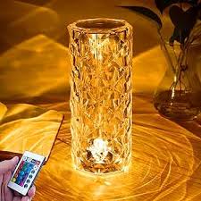 Rose Crystal Diamond Table Lamp.