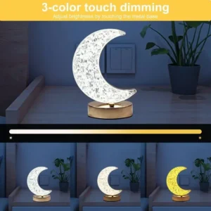 Bedroom Crystal Touch Dimming Night Light ...