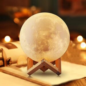 3D Moon Lamp 15 cm with 16 Colors.